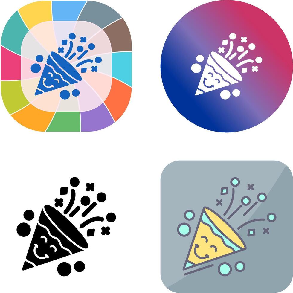 Poppers Icon Design vector