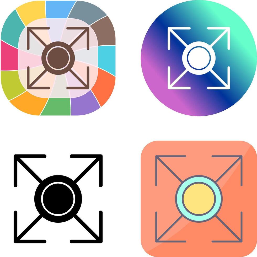 Expand Icon Design vector