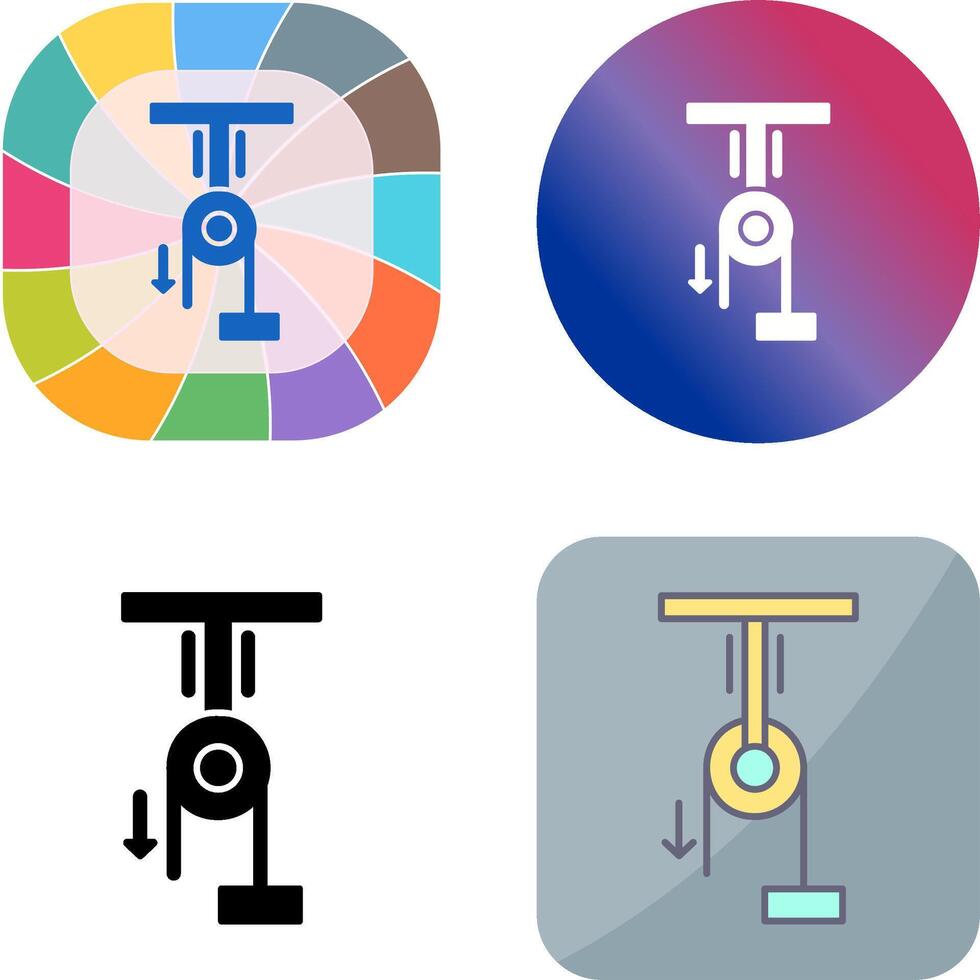 Pully Icon Design vector