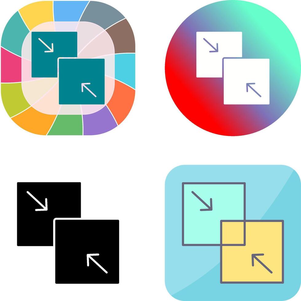 Combine Icon Design vector