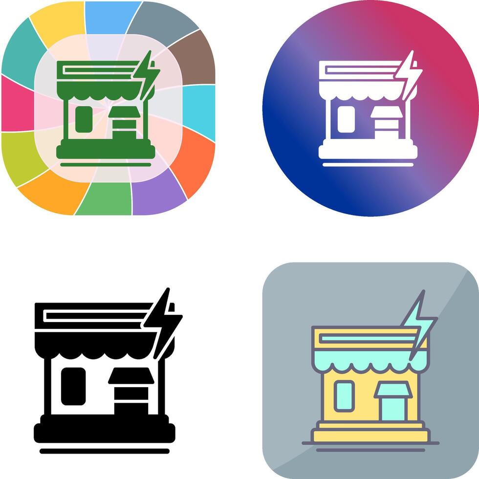Natural Disaster Icon Design vector