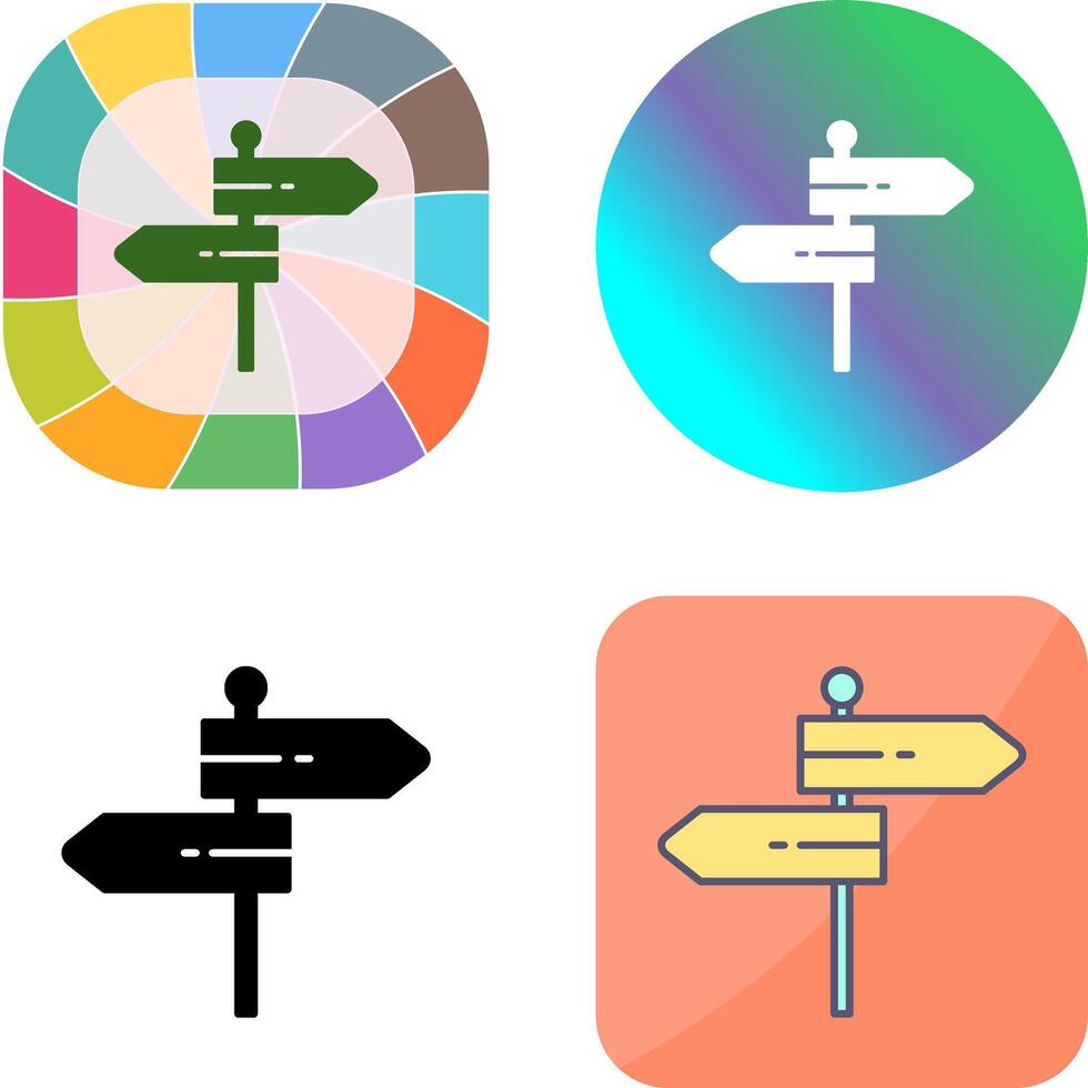 Direction Icon Design vector