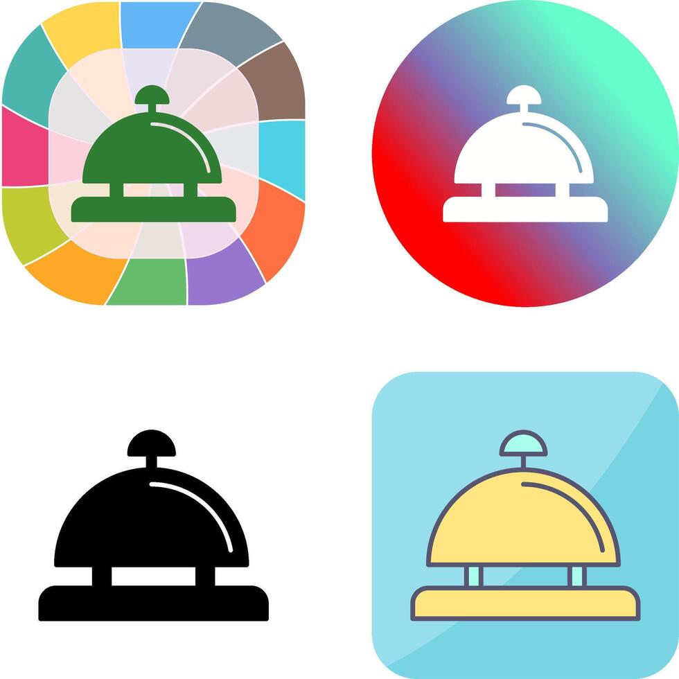 Desk Bell Icon Design vector