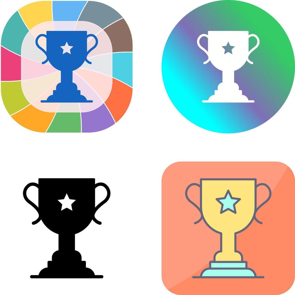 Trophy Icon Design vector