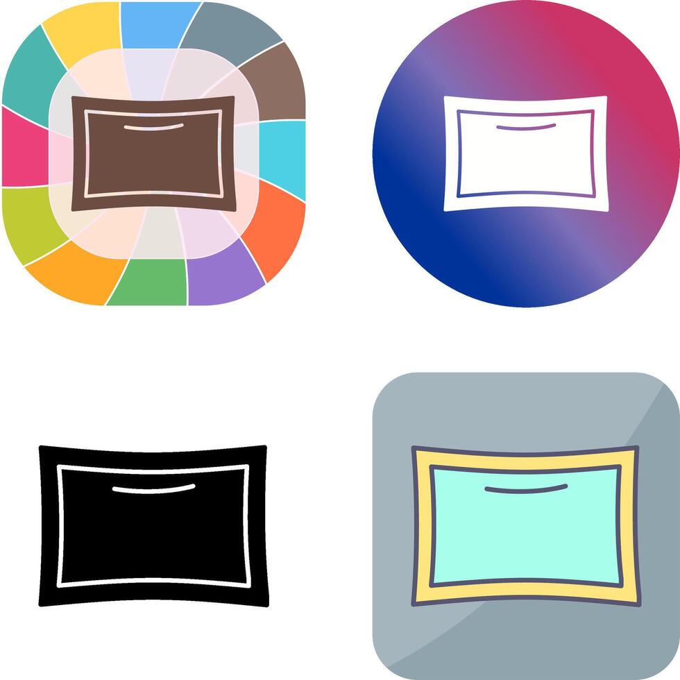Pillow Icon Design vector