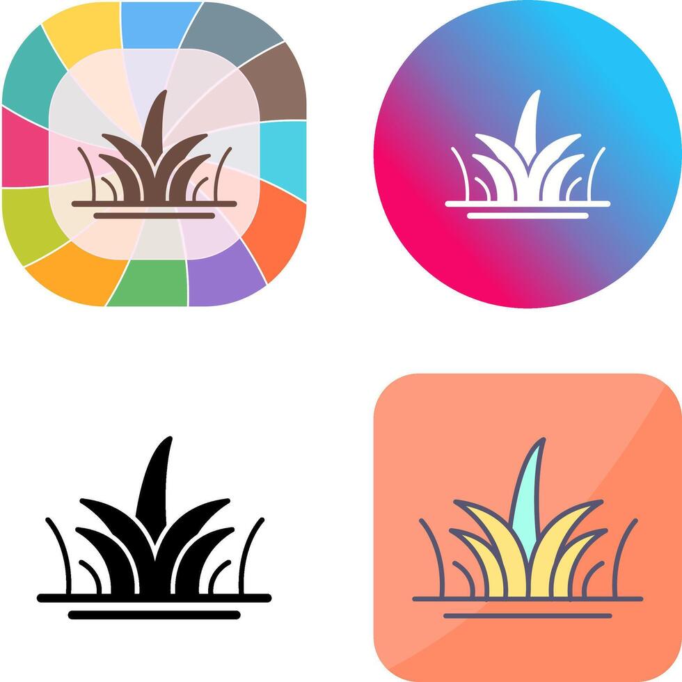Grass Icon Design vector