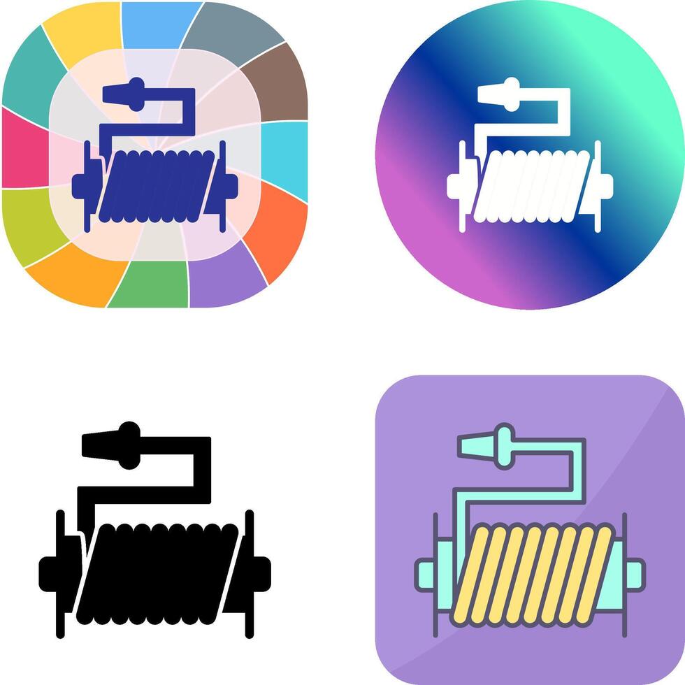 Water Hose Icon Design vector