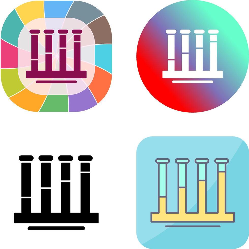 Communicating Vessels Icon Design vector