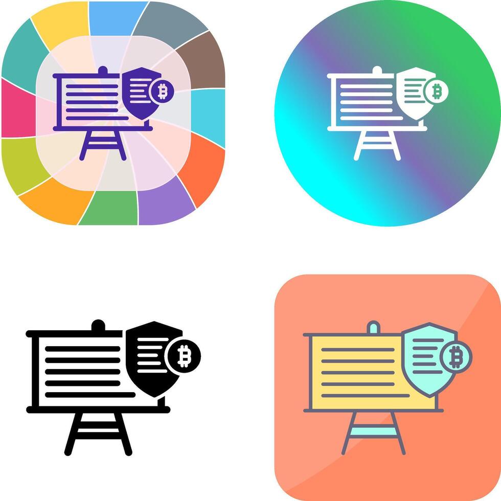 Presentation Icon Design vector