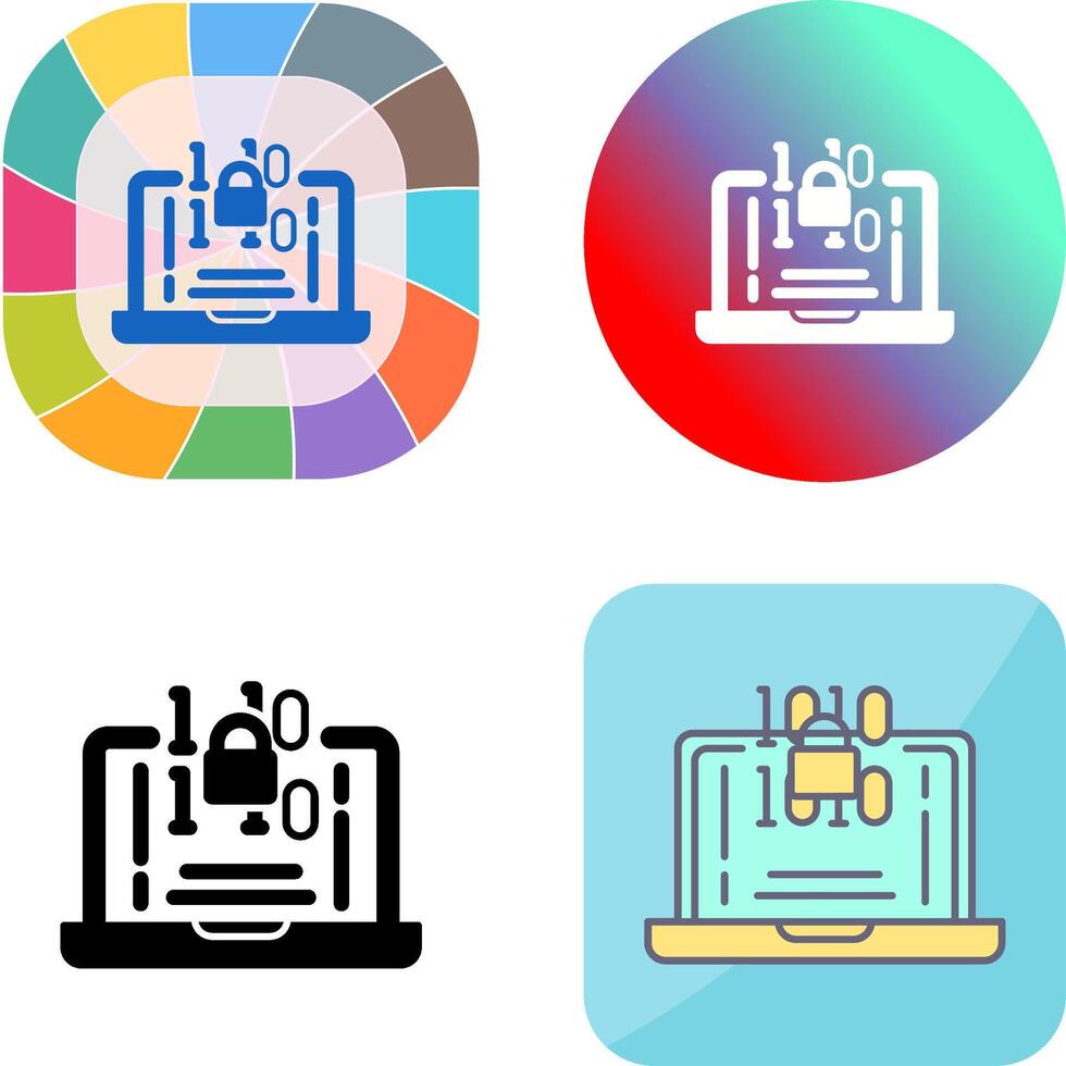 Encryption Icon Design vector