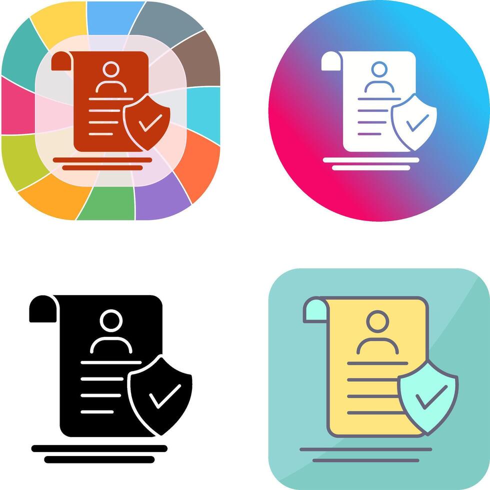 Verified Icon Design vector