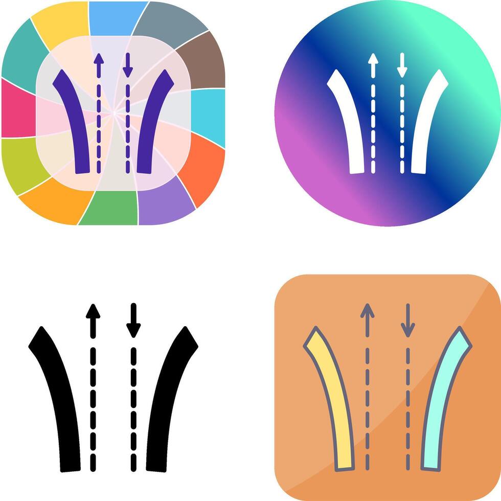 Way Icon Design vector