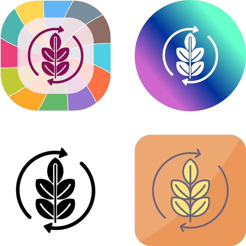 Agronomy Icon Design vector