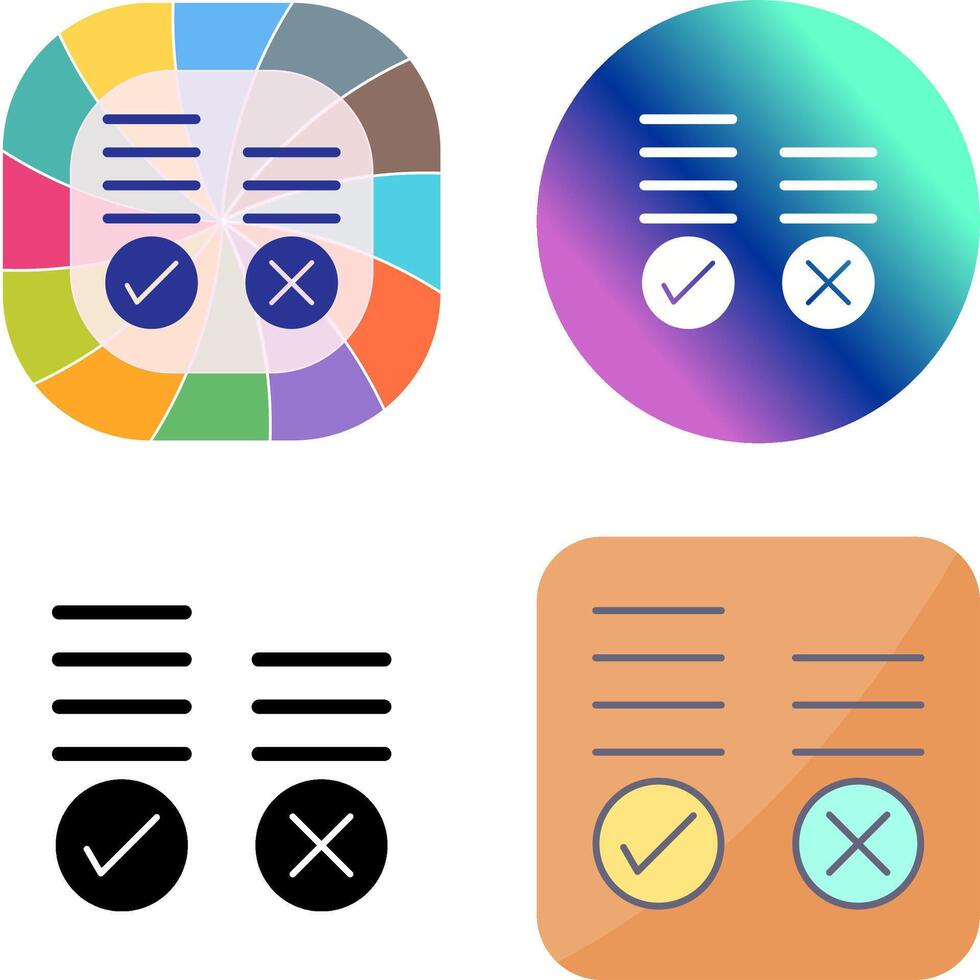 Voting Result Icon Design vector