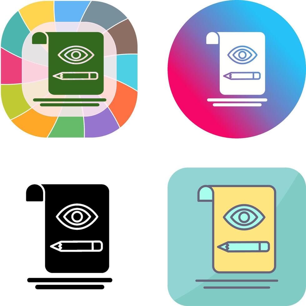Sketch Icon Design vector