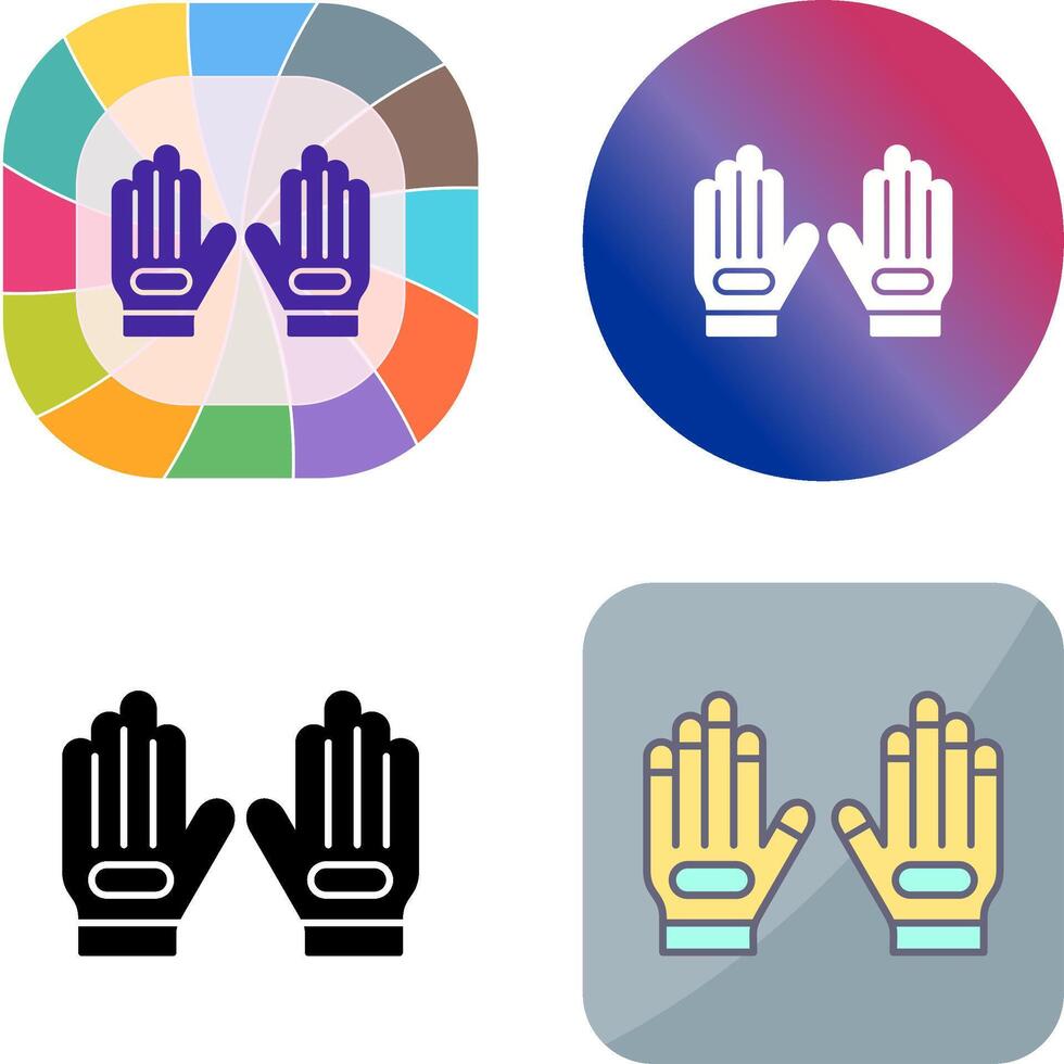 Glove Icon Design vector