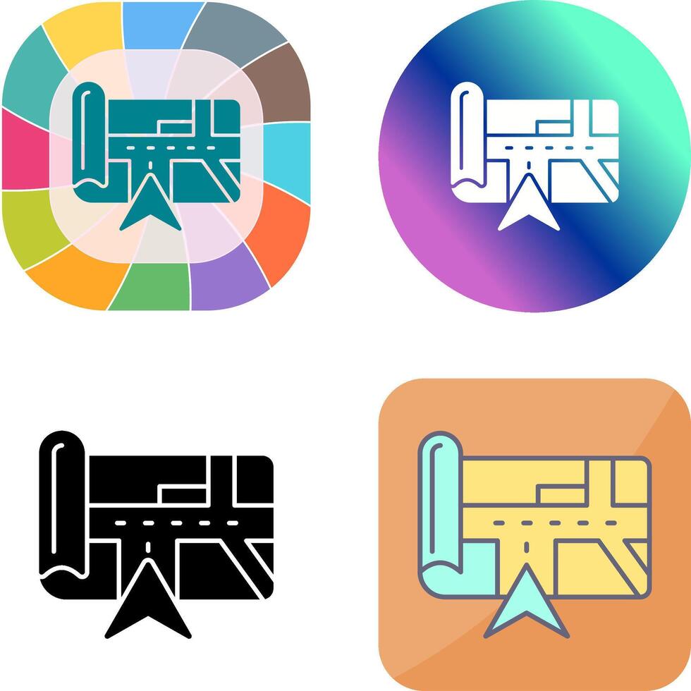 Navigation Icon Design vector