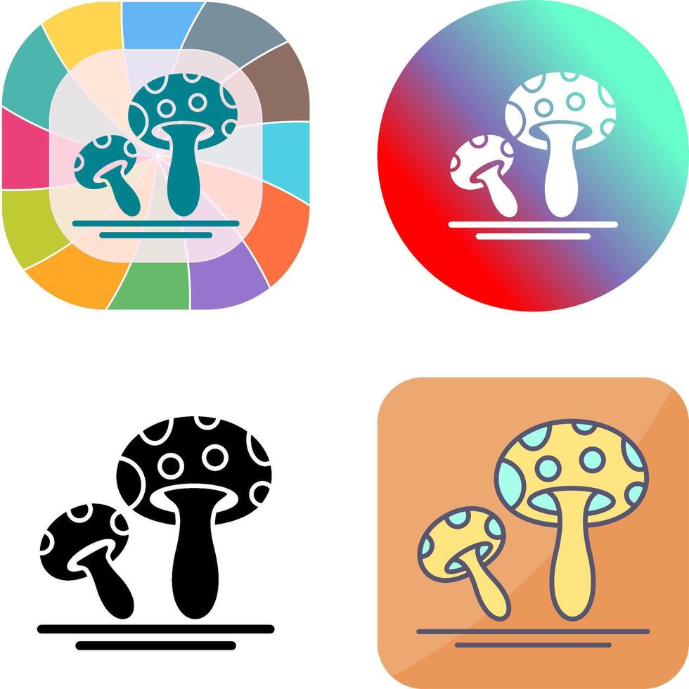 Mushroom Icon Design vector