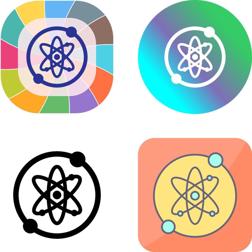 Proton Icon Design vector
