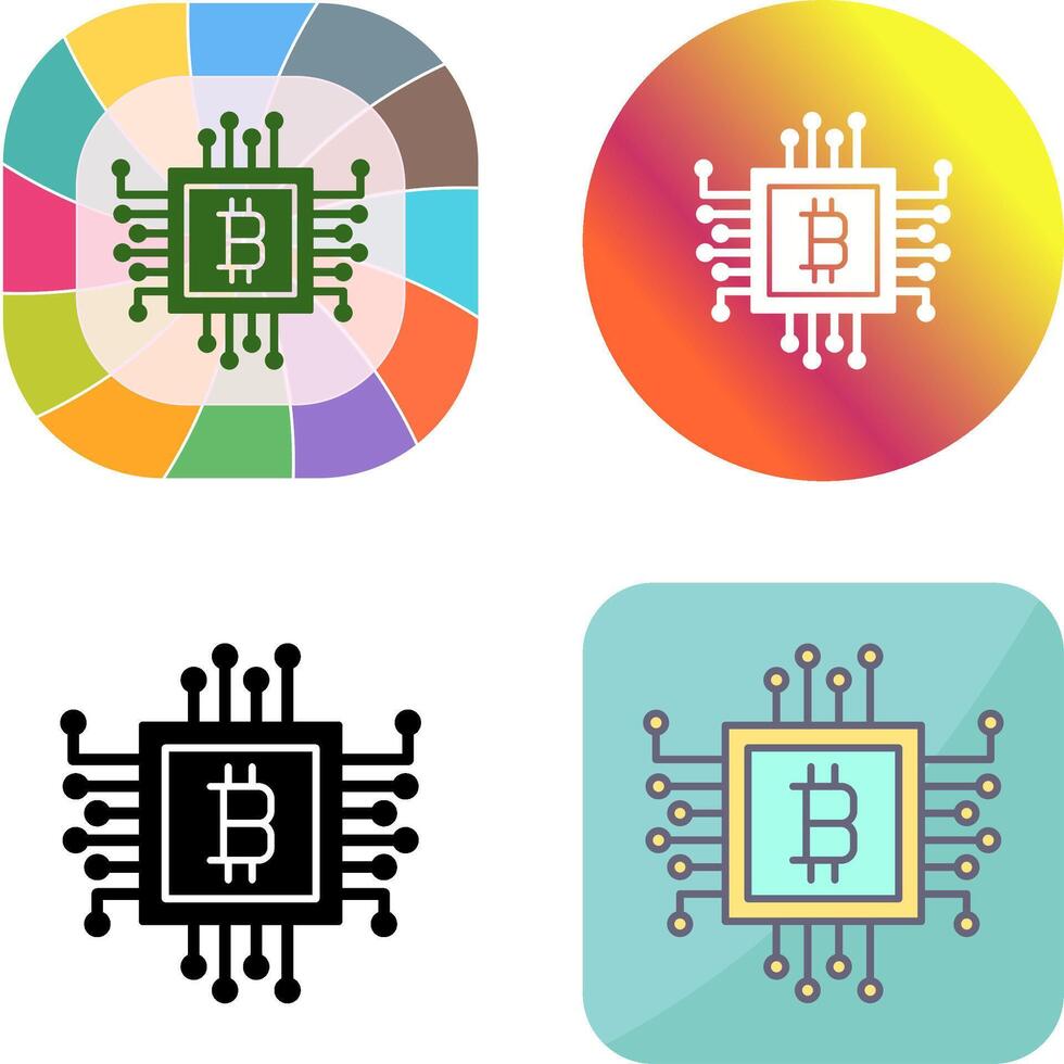 Chip Icon Design vector