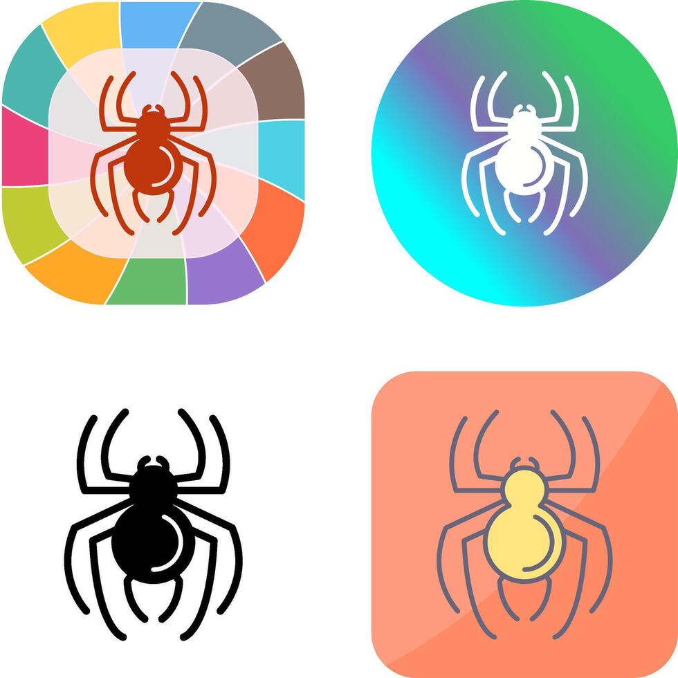 Spider Icon Design vector