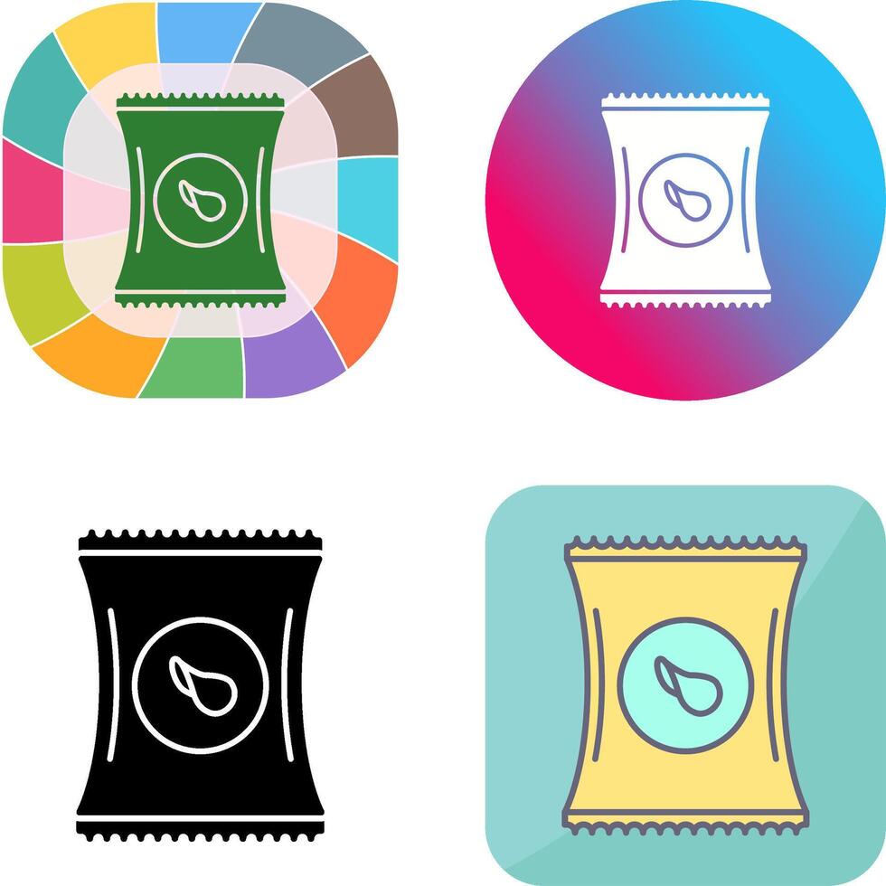 Chips Icon Design vector