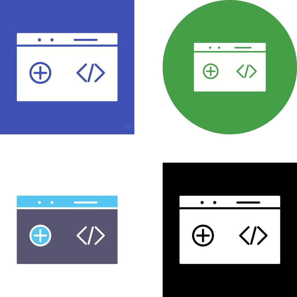Unique Clean Code Icon Design vector