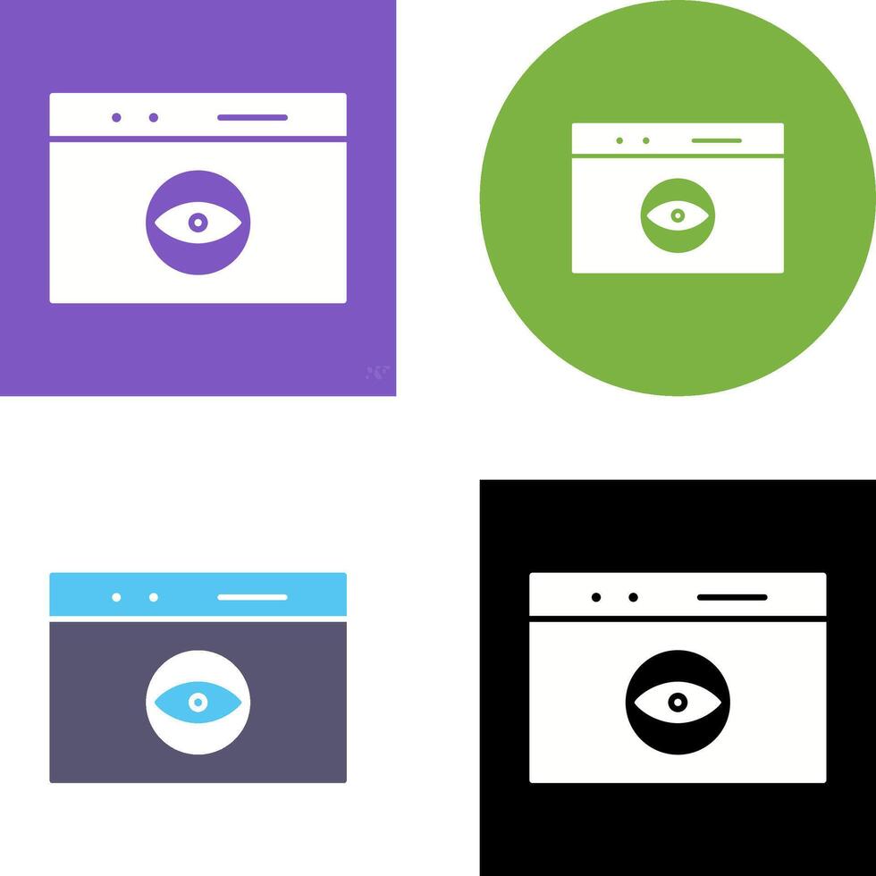 Unique Link Optimization Icon Design vector