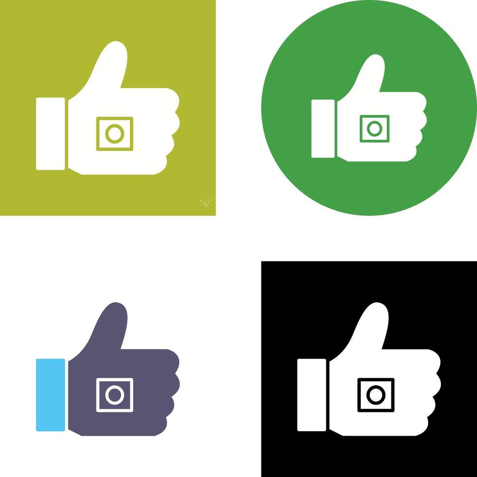 Unique Like Marketing Icon Design vector