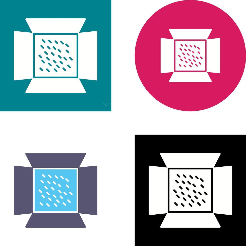 Unique Lights Icon Design vector