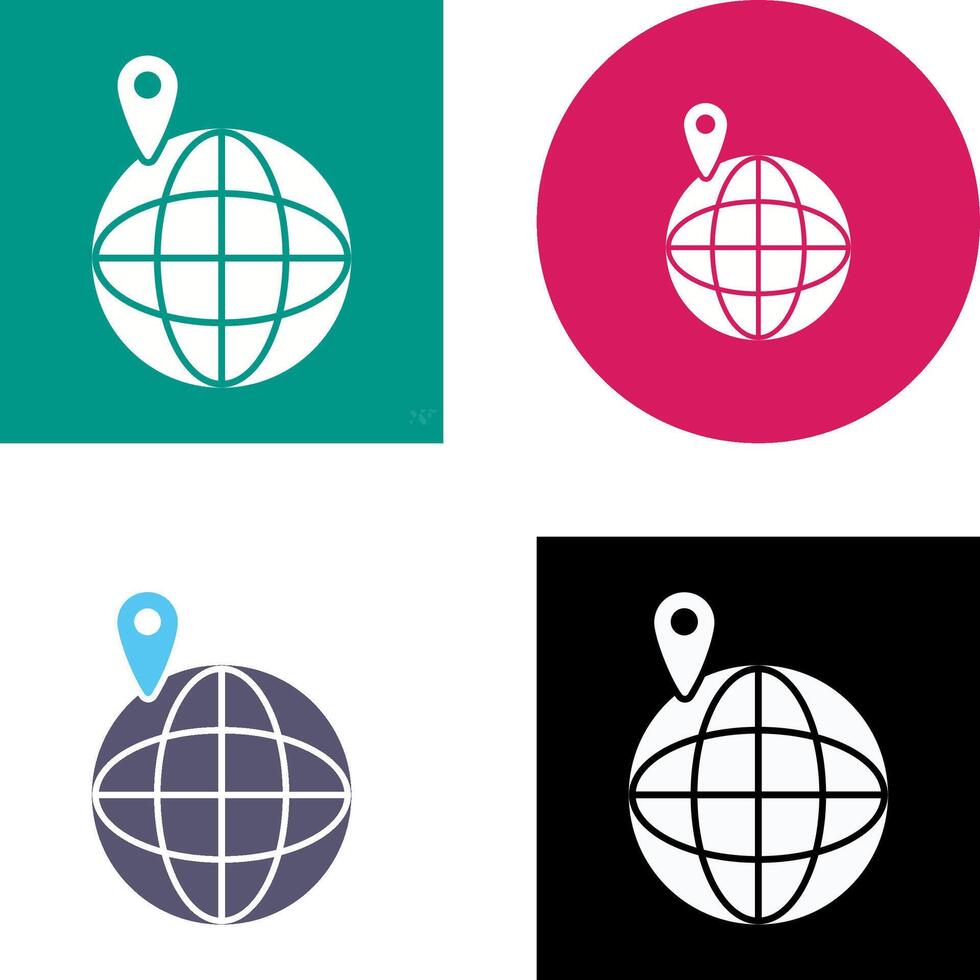 Vacation Spots Icon Design vector