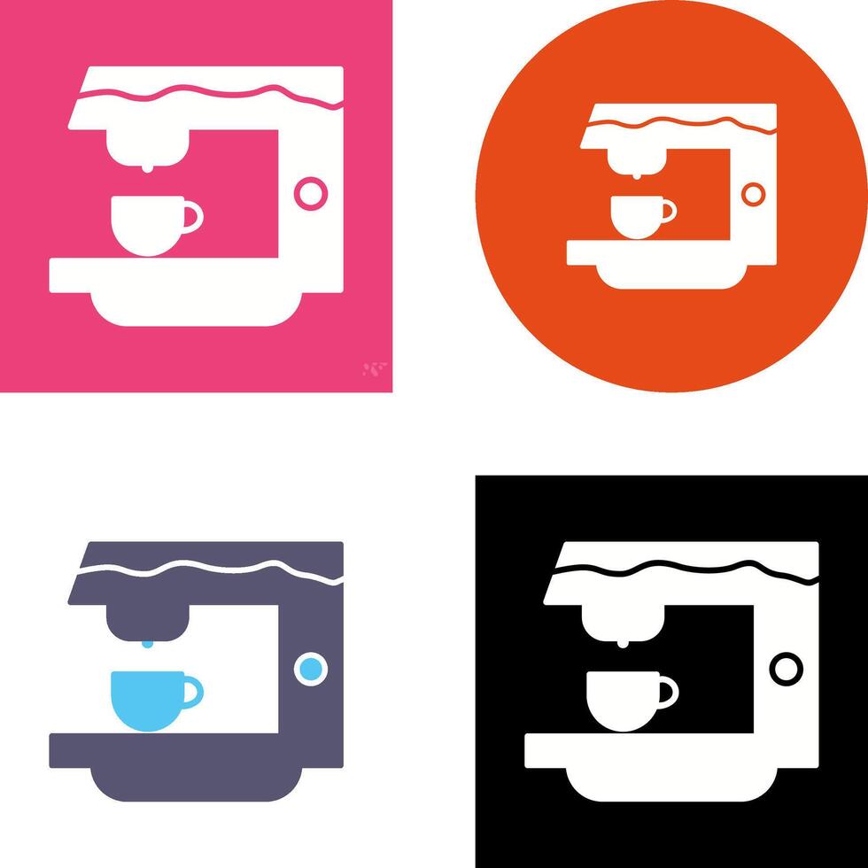 Coffee Machine Icon Design vector