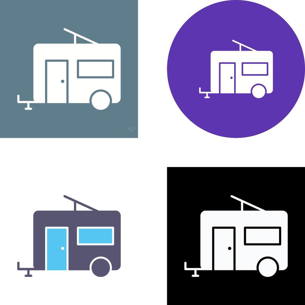 Trailer Icon Design vector
