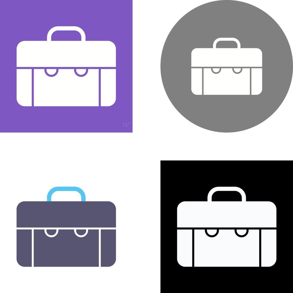 Suitcase Icon Design vector
