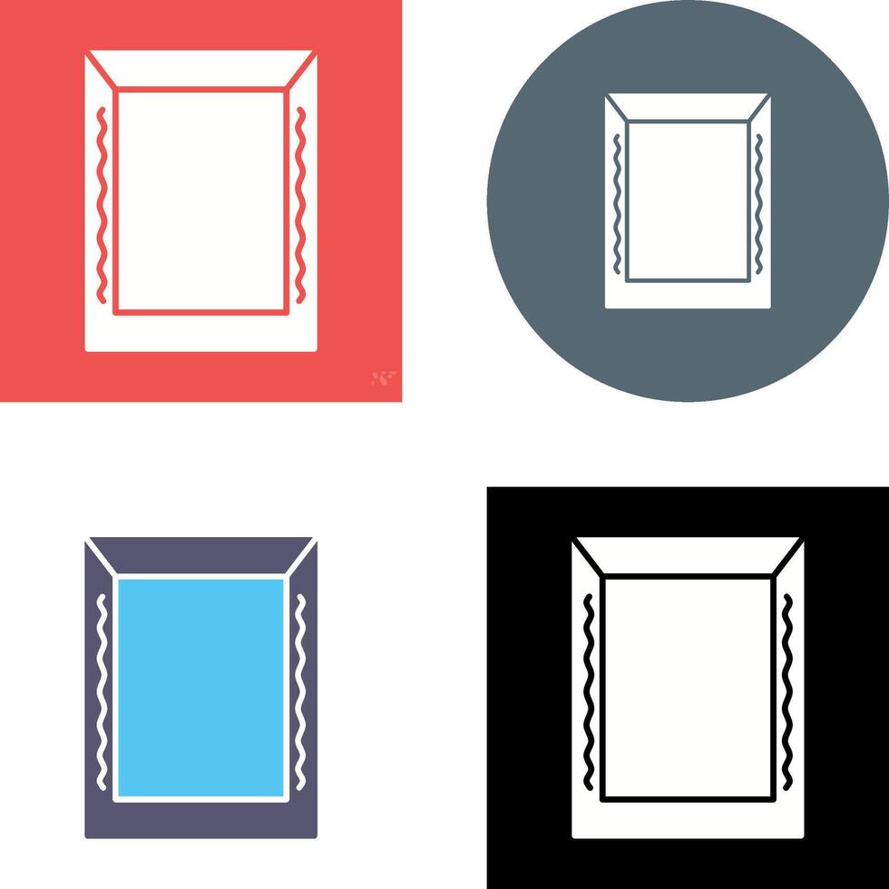 Unique Frame Icon Design vector
