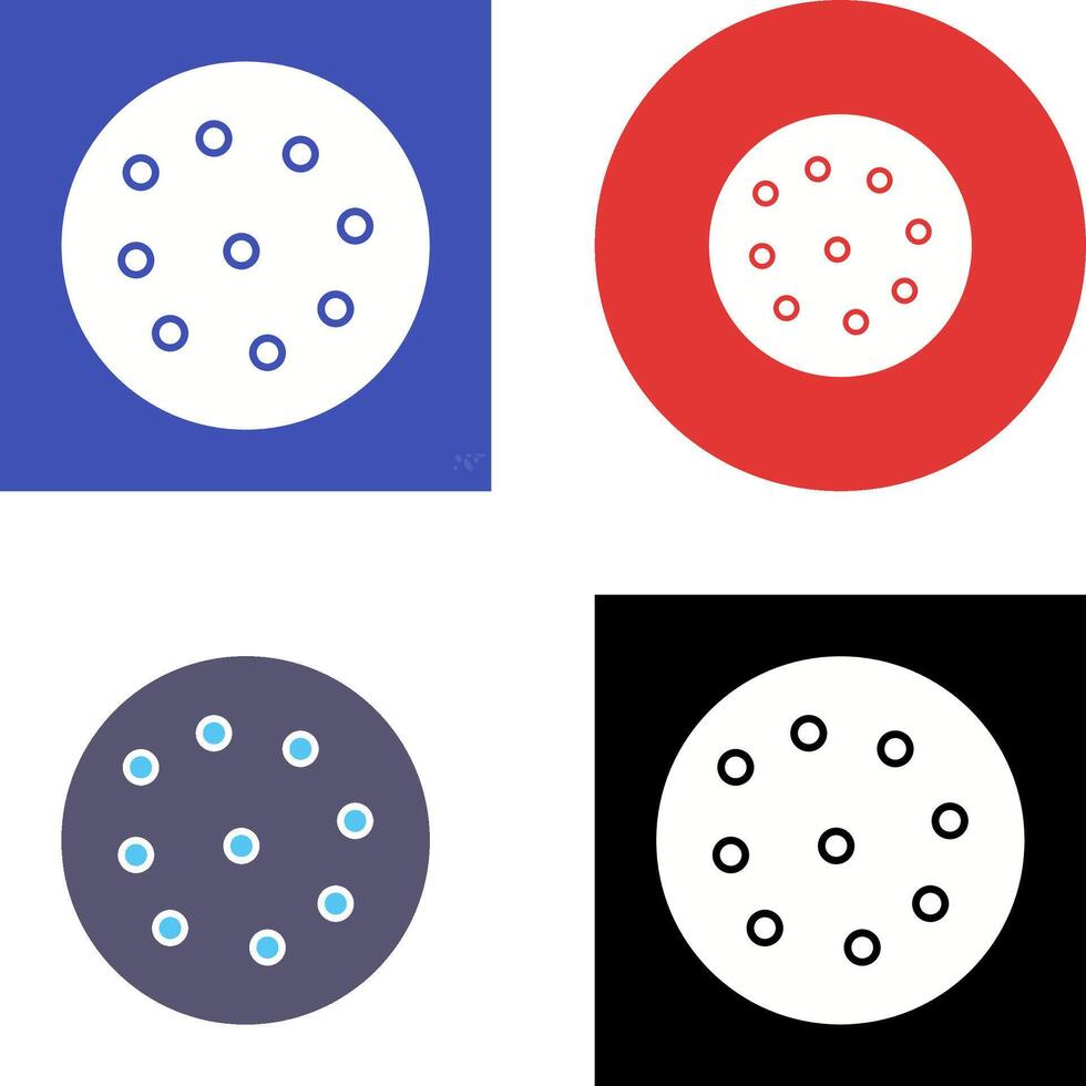 Cookie Icon Design vector