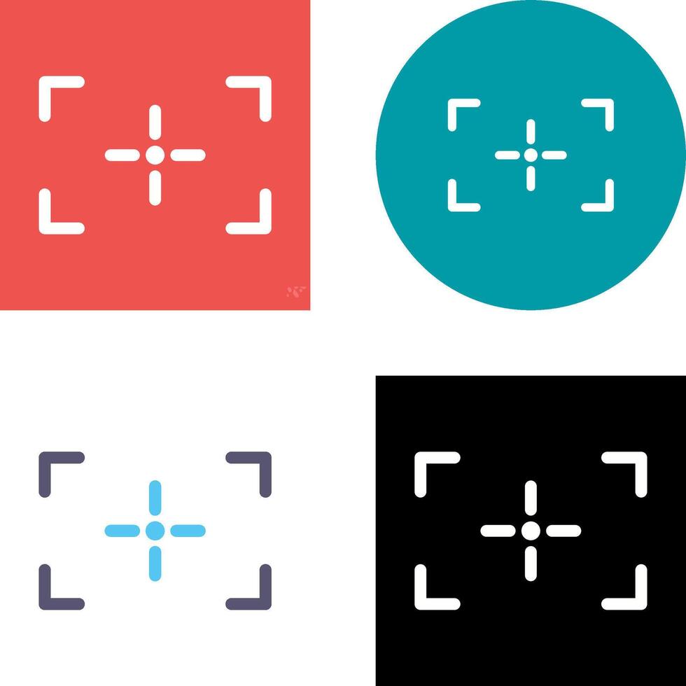 Unique Focus Icon Design vector