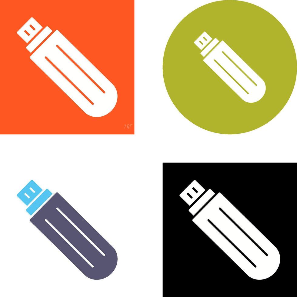Unique USB Drive Icon Design vector