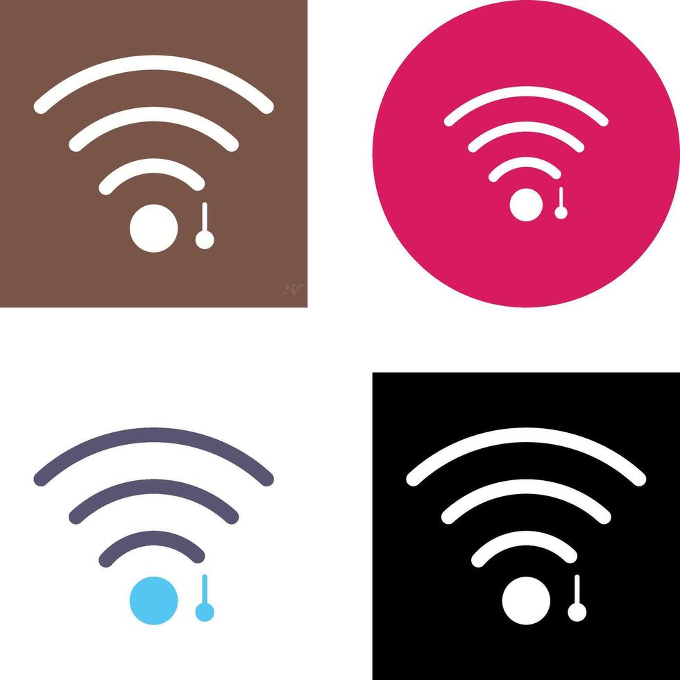 Unique WiFi Sign Icon Design vector