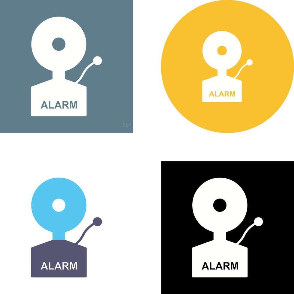 Alarms Icon Design vector