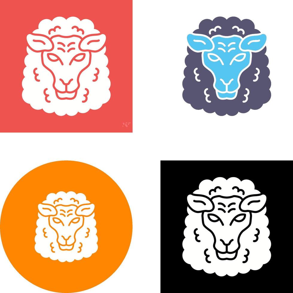 Sheep Icon Design vector