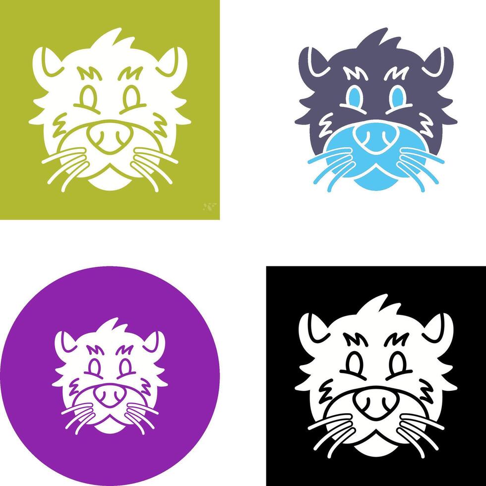 Otter Icon Design vector