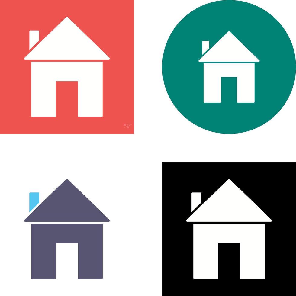 Unique Homepage Icon Design vector