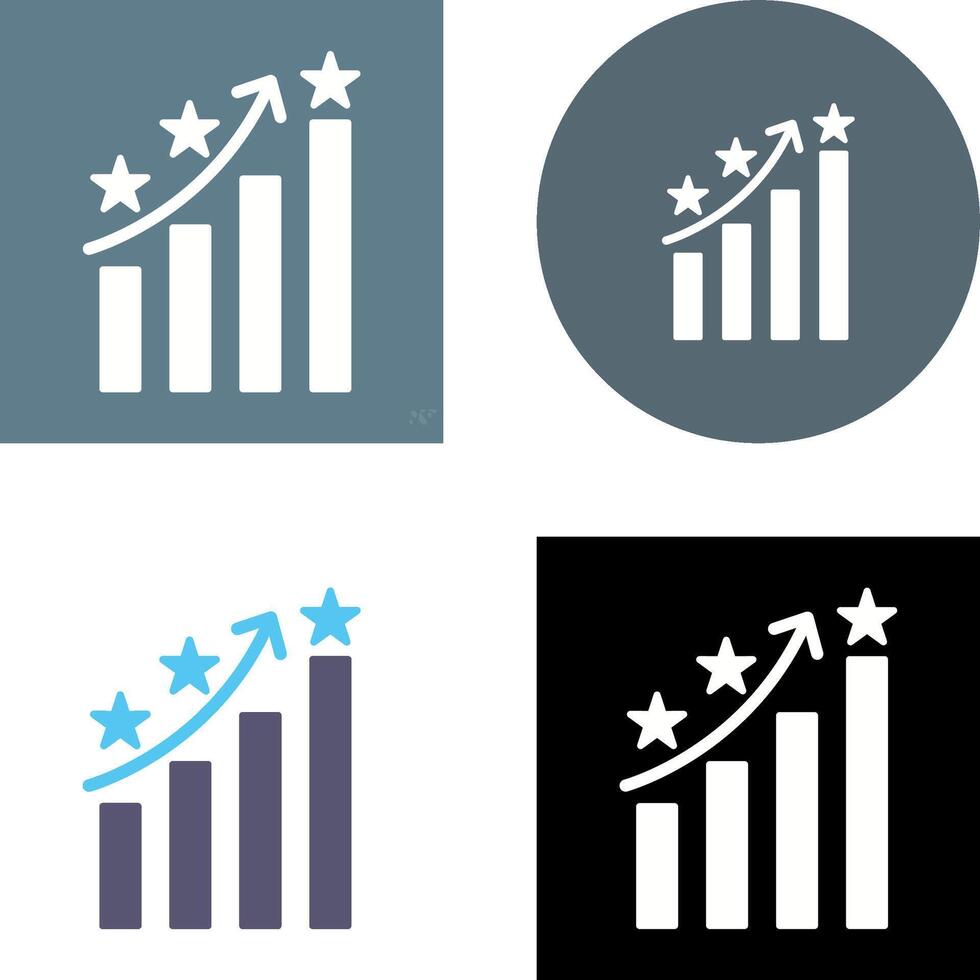 Unique Reputation Management Icon Design vector