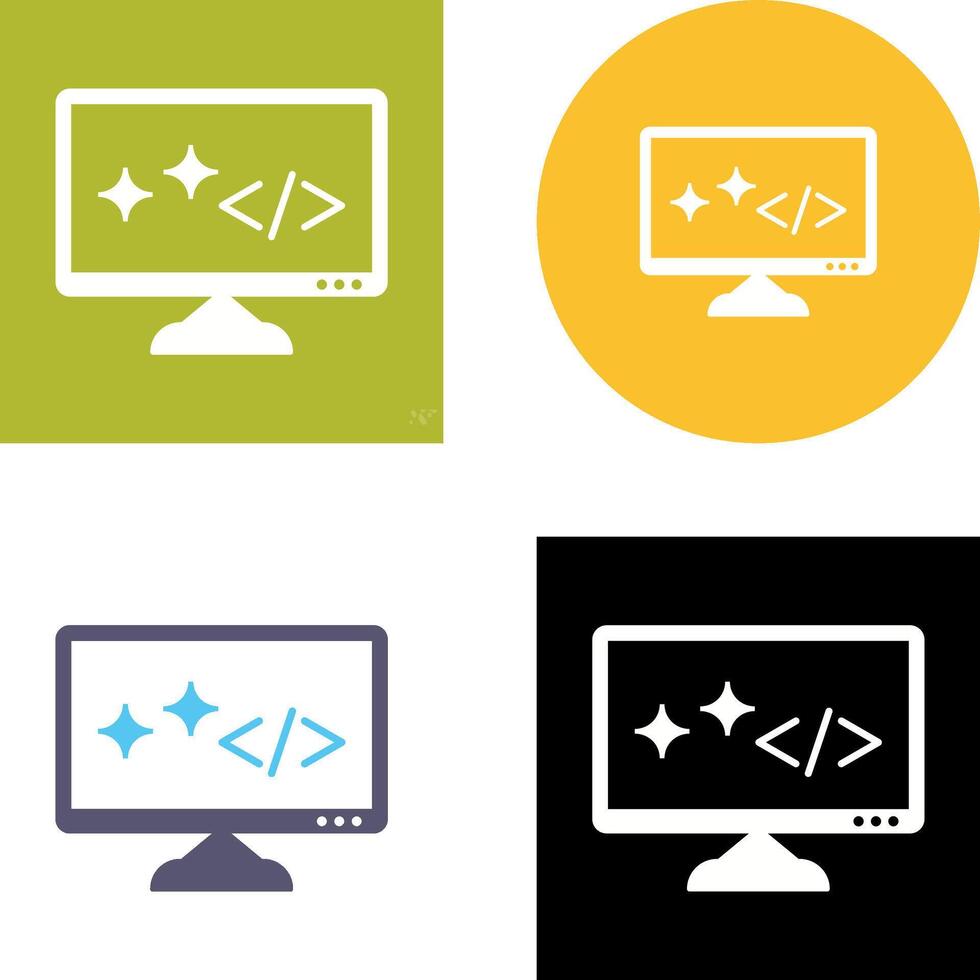 Unique Clean Code Icon Design 44898230 Vector Art at Vecteezy
