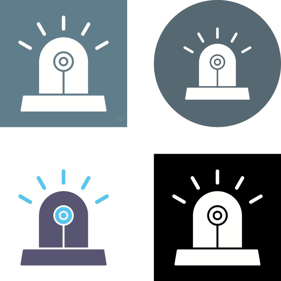 Unique Siren Icon Design vector