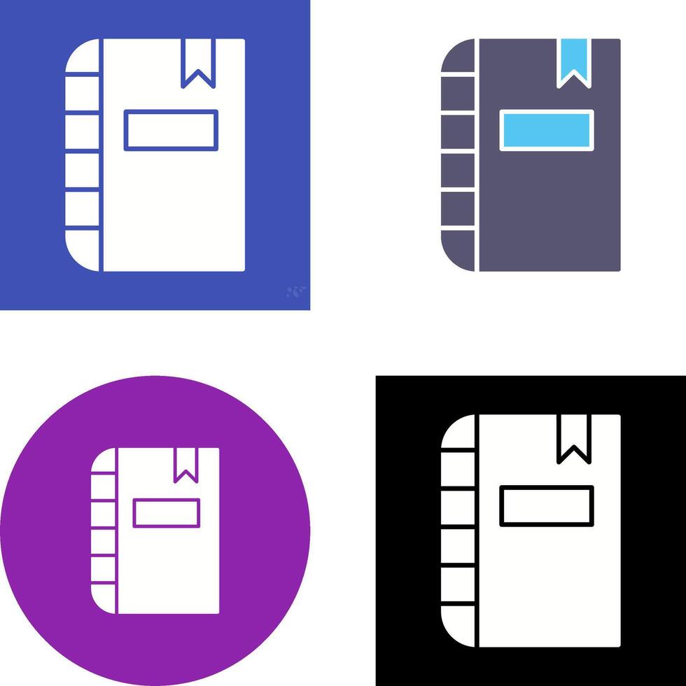 Diary Icon Design vector