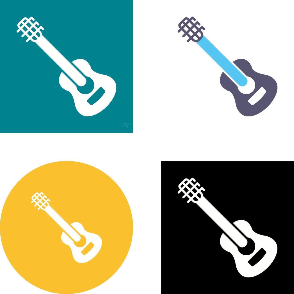 Guitar Icon Design vector