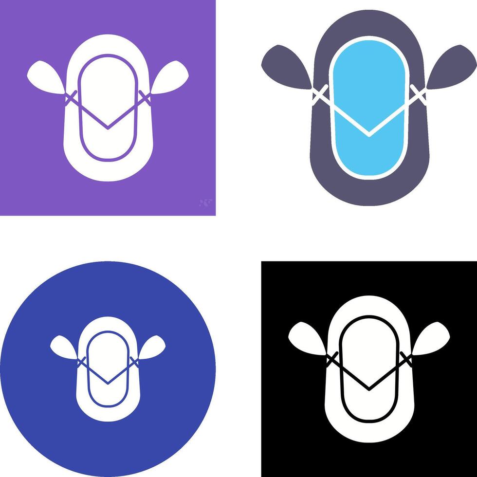 Dinghy Icon Design vector