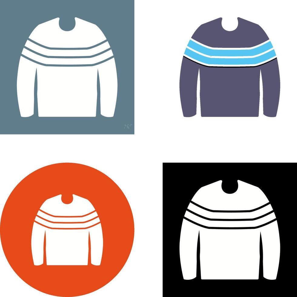 diseño de icono de suéter vector